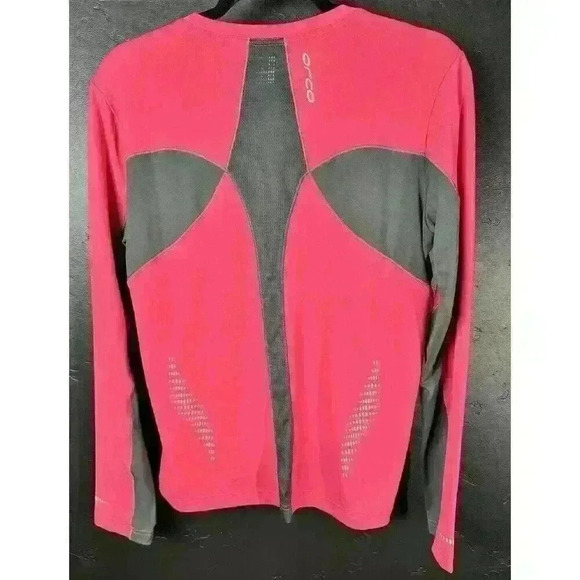 Orca Run Core Long Sleeve Triathlon Base Layer Shirt Womens Pink - Picture 4 of 4